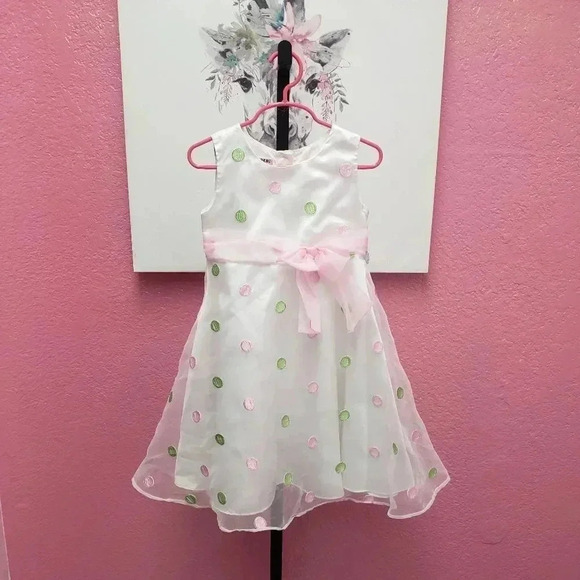 Blueberi Boulevard Polka Dot Dress - Picture 1 of 5